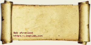 Anastasija Strinić vizit kartica